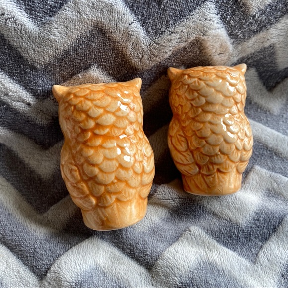 Vintage style owl salt and pepper shakers - unused - Picture 2 of 3